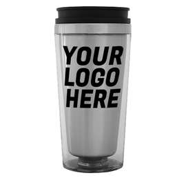 16 oz. Steel City Insulated Travel Mug