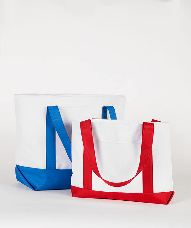 Embroidered Large Cruiser Poly Tote Bag