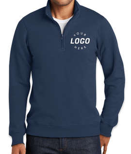 Port & Company Fan Favorite Quarter Zip Sweatshirt - Color: Team Navy