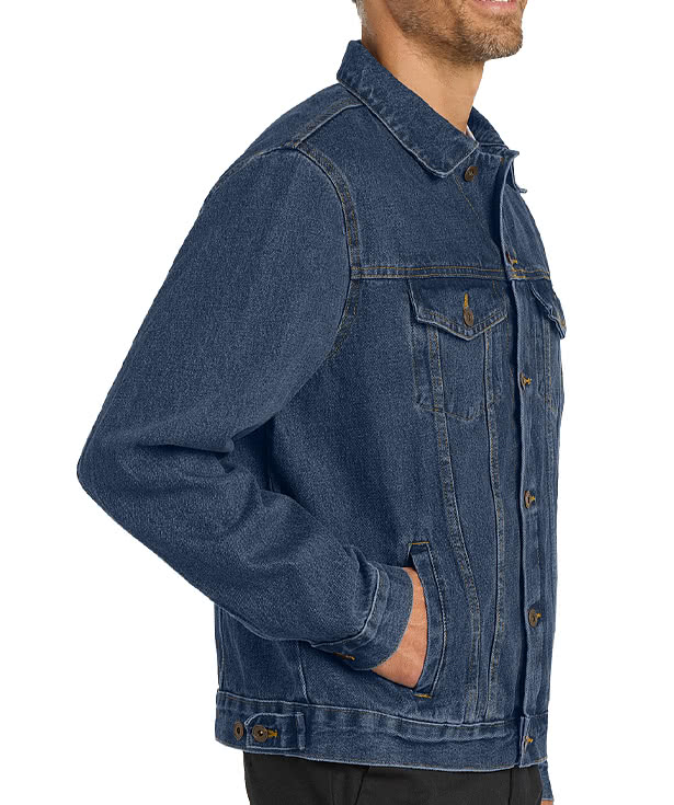 Port Authority Garment Washed Indigo Denim Jacket
