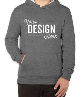 Alternative Apparel Eco-Cozy Pullover Hoodie - Color: Dark Heather Grey