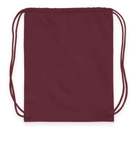 Multicolor Drawstring Bag - Color: Maroon