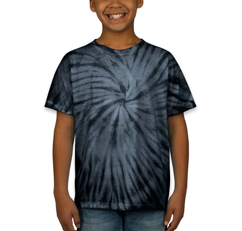 Dyenomite Youth 100% Cotton Tonal Tie-Dye T-shirt-default