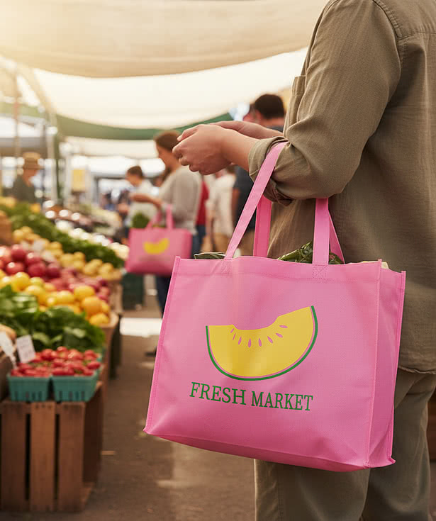Standard Non-Woven Shopper Tote Bag