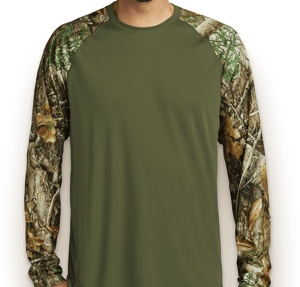 Russell Outdoors Realtree® Colorblock Long Sleeve Performance Shirt-default