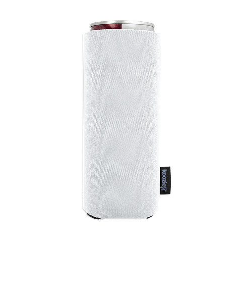 Full Color Koozie® Collapsible Slim Can Cooler in White