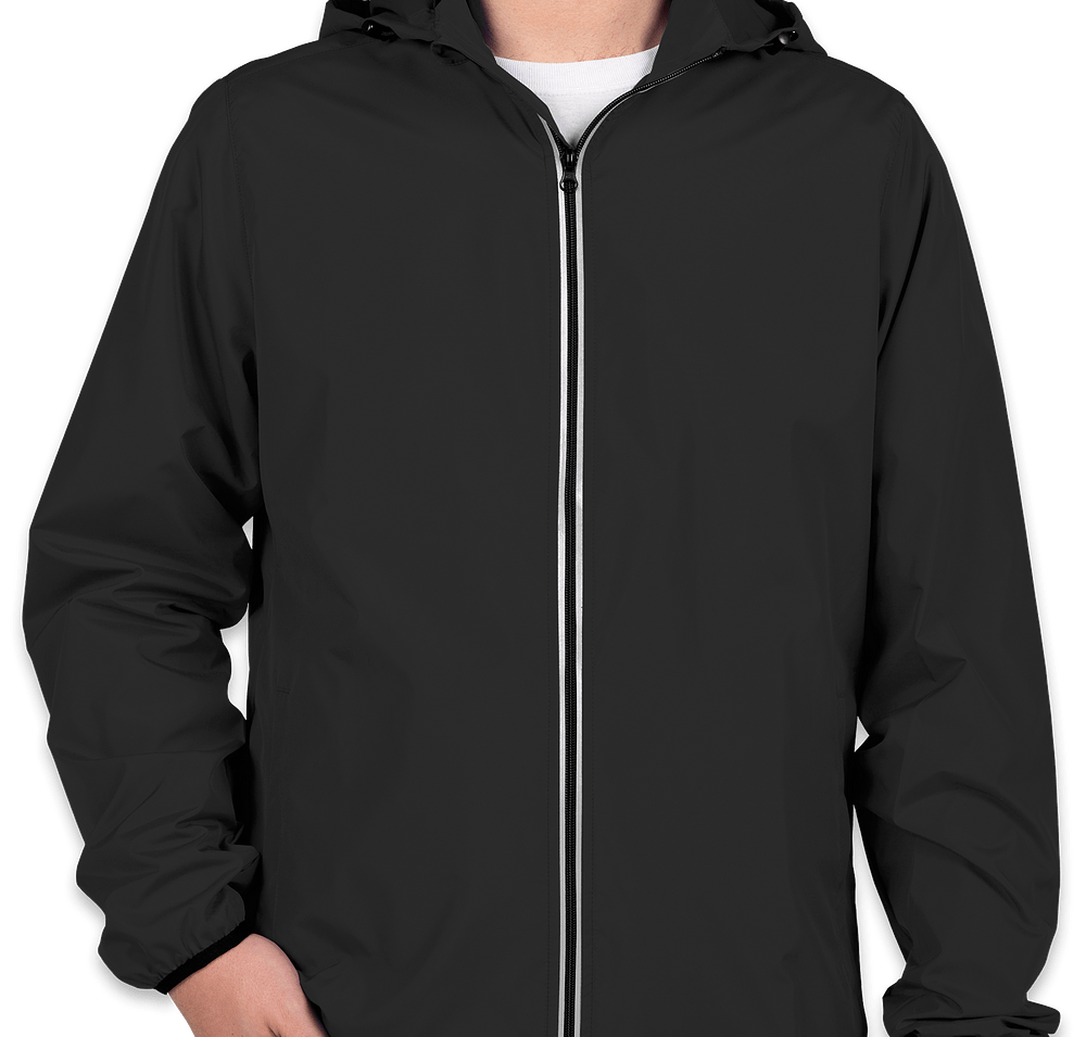 Charles River Pack-N-Go Hooded Packable Full Zip Jacket-default