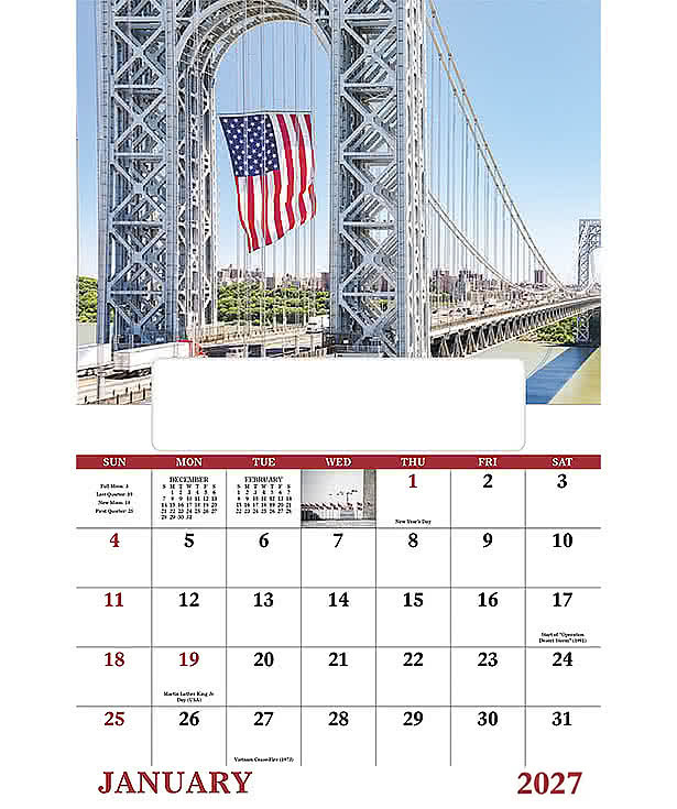 Celebrate America Wall Calendar