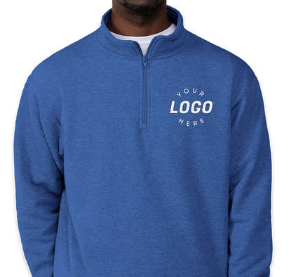Port & Company Core Quarter Zip Sweatshirt - Embroidered-default