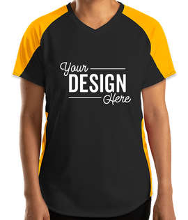 Augusta Women's Cutter Jersey - Color: Black / Gold