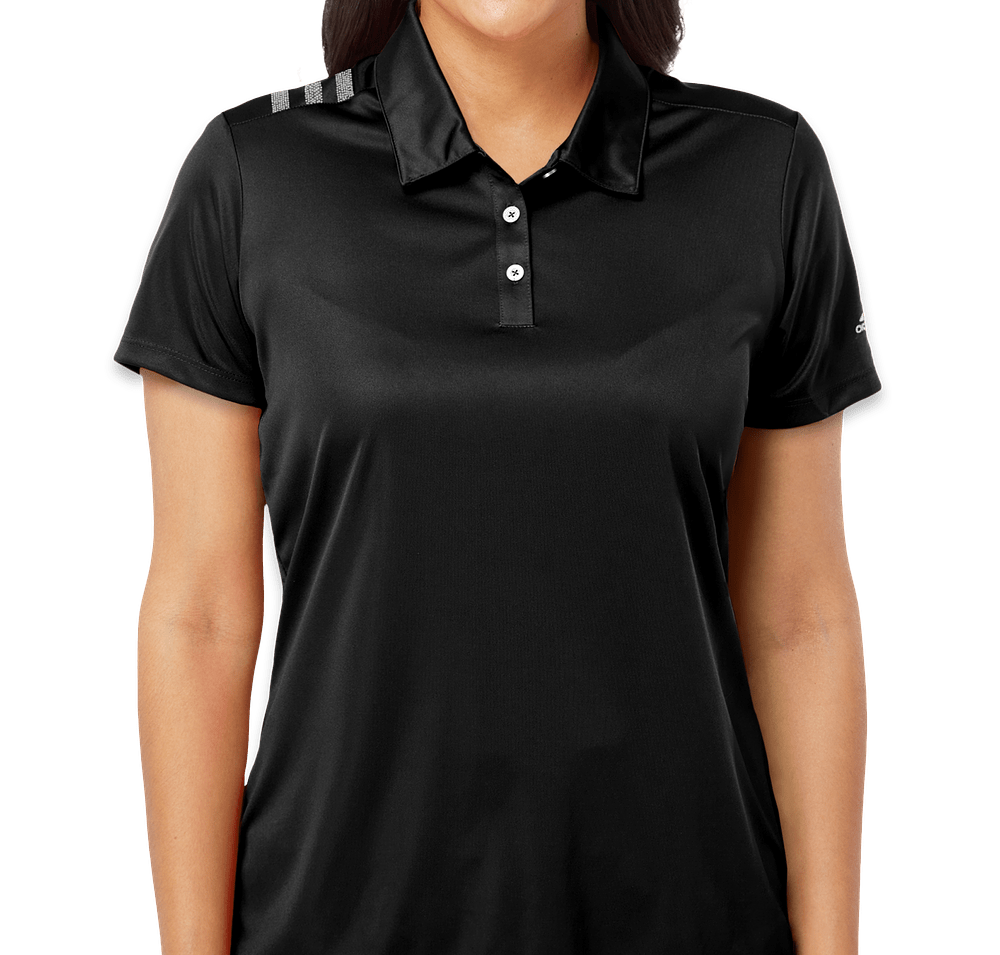 Adidas Women's 3-Stripes UPF 50+ Performance Polo - Embroidered-default