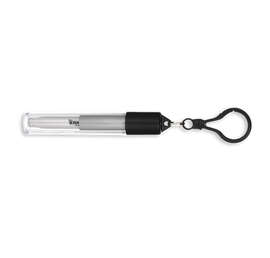 Stretchable Stainless Steel Reusable Straw - Color: Gray