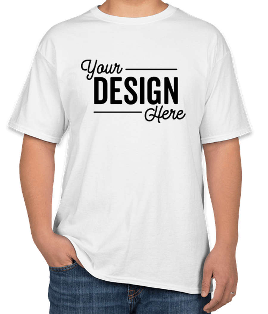 Hanes Essential-T Crewneck T-shirt in White