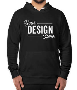 District Re-Fleece Pullover Hoodie - Color: Black