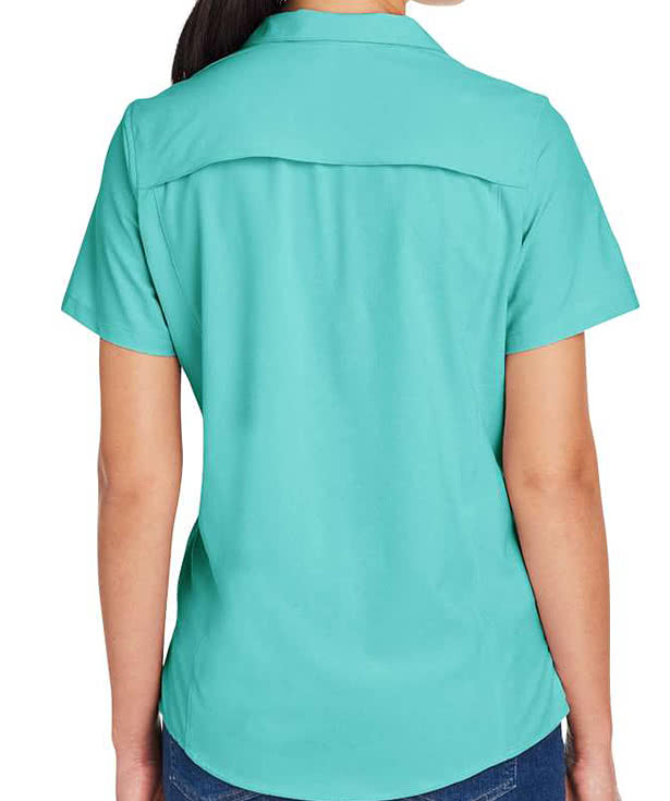 Core 365 Women's Marina Ultra UVP Short Sleeve Shirt - Embroidered