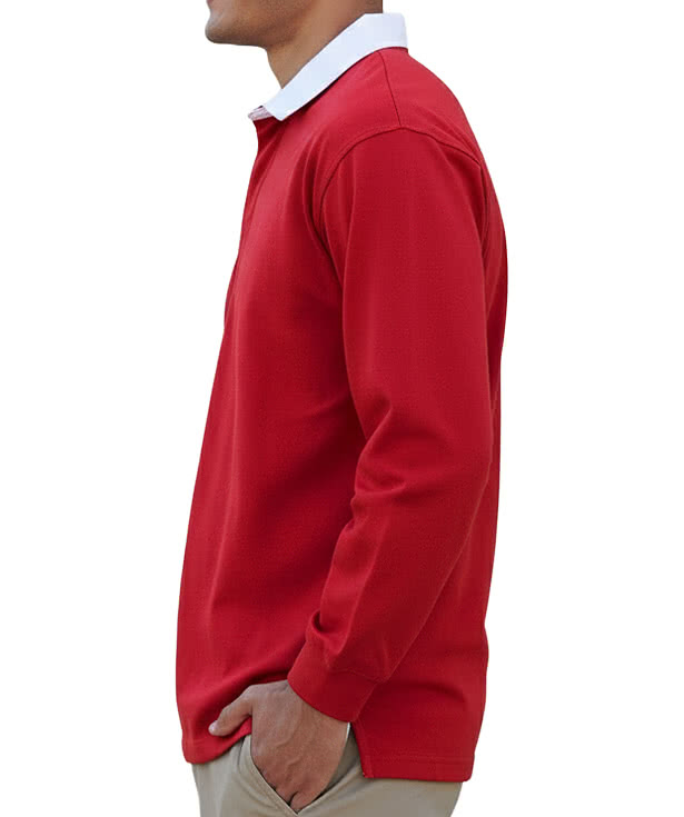 Vantage 100% Cotton Jersey Rugby Polo
