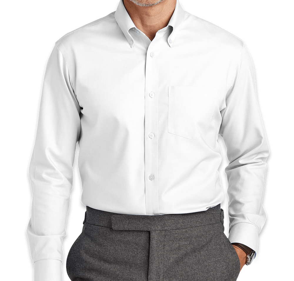 Brooks Brothers Wrinkle-Free Stretch Nailhead Dress Shirt-default