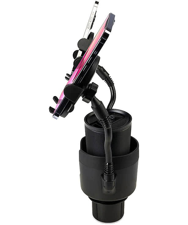 iLive Universal Cup Mount Dual Mobile Phone Holder