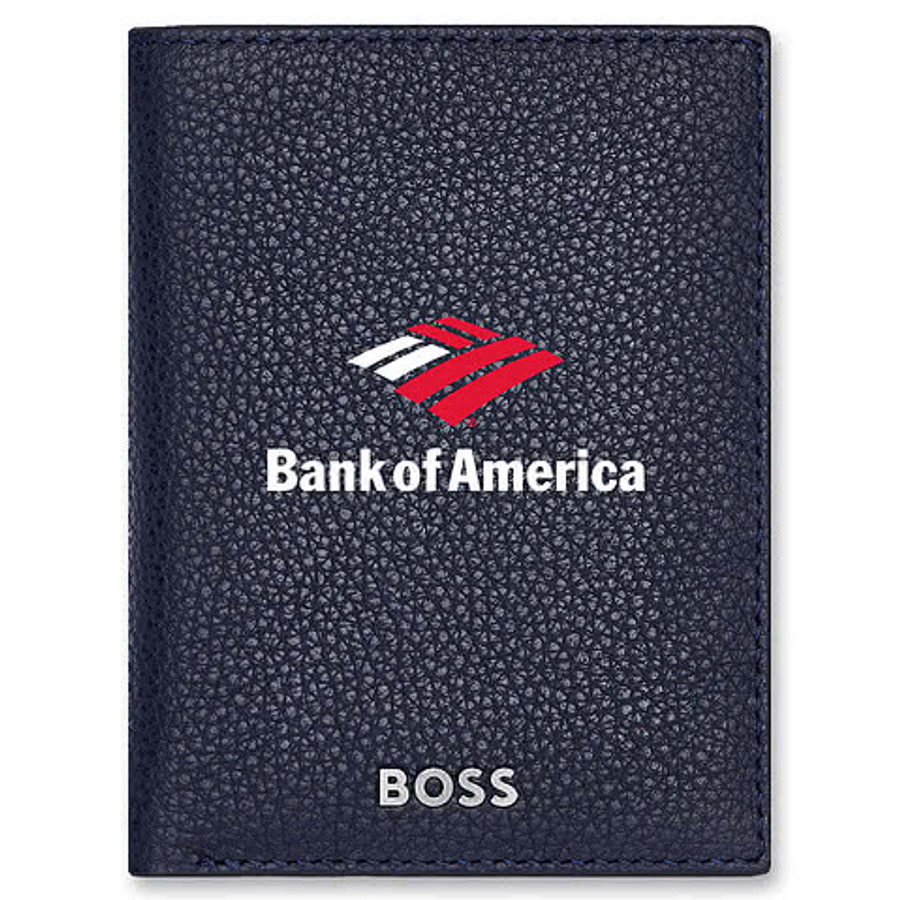 Hugo Boss Classic Grained Folding Wallet in Camel