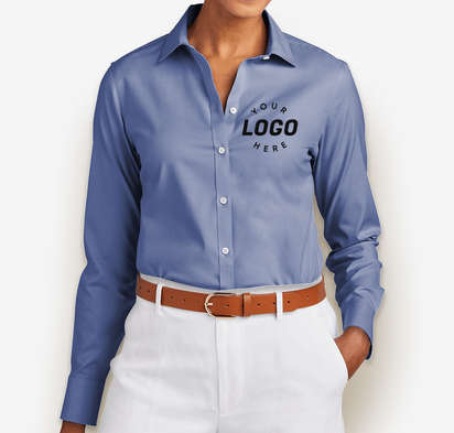 brooks brothers womens dress shirts Custom Brooks Brothers Women's Wrinkle-Free Stretch Pinpoint Dress Shirt