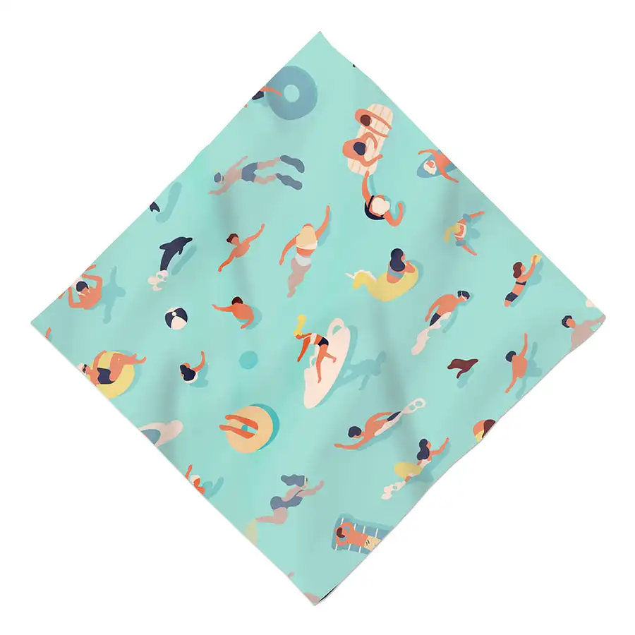Full Color 16 by 16 inch Dog Bandana