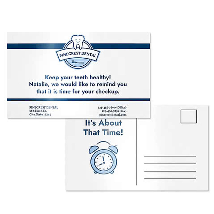 Full Color 5" x 7" Postcard in White
