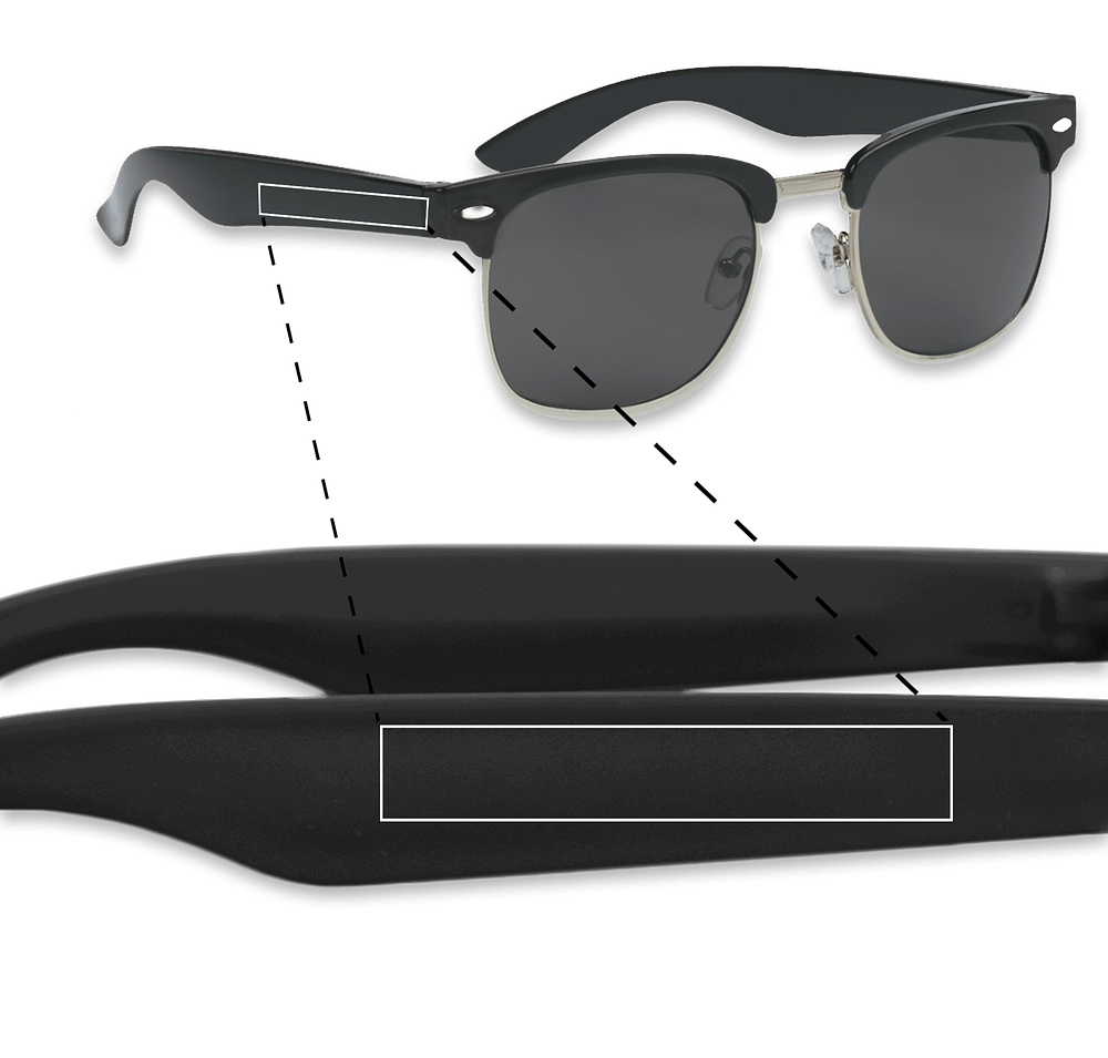 Panama Retro Browline Sunglasses-default