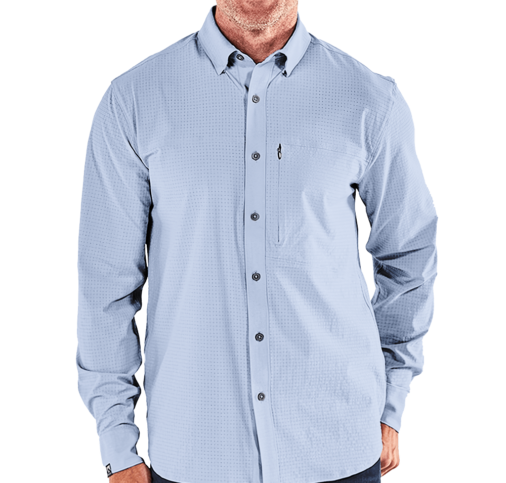 Storm Creek Naturalist Recycled Long Sleeve Woven Shirt - Embroidered-default