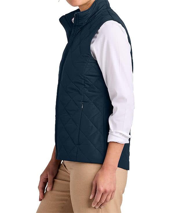 Custom Brooks Brothers Women's Diamond Quilt Insulated Vest