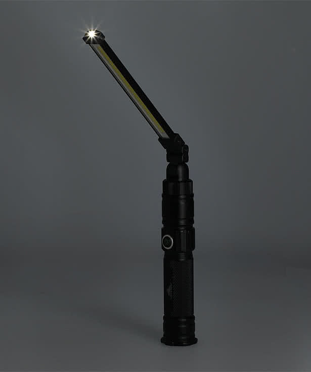 Laser Engraved High Sierra Eco 150 Lumen Magnetic COB Work Flashlight
