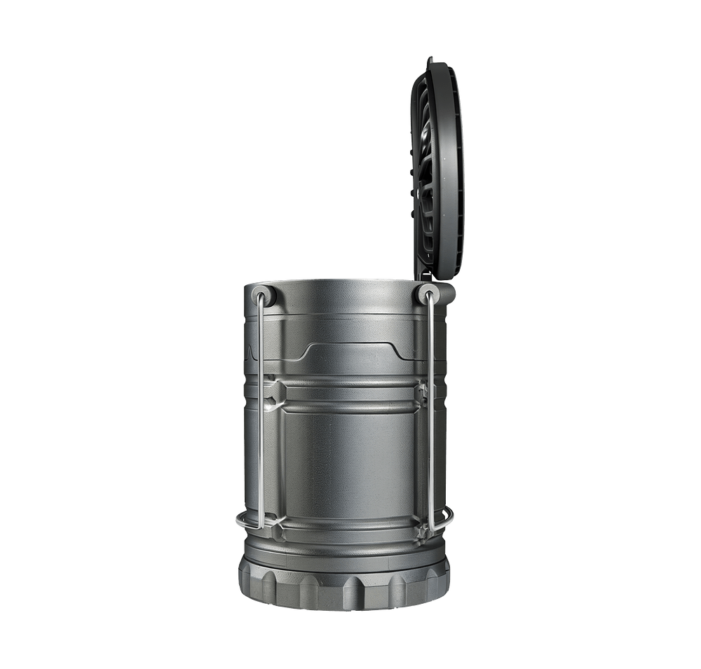 Duo Camping Lantern-Style Flashlight And Fan-default