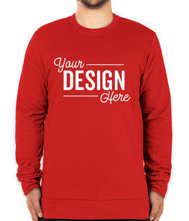 Adidas Recycled Blend Crewneck Sweatshirt - Color: Red