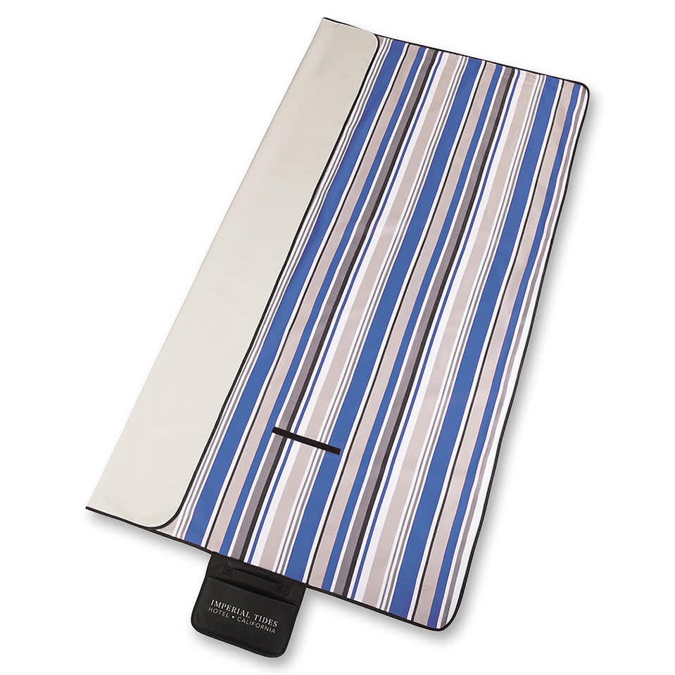 Oversized Striped Picnic and Beach Blanket