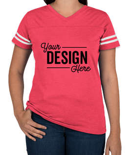 LAT Women's Varsity V-Neck T-shirt