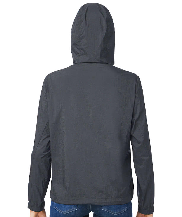 North End Women's Aura Recycled Lightweight Packable Anorak - Printed