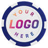 Full Color Six Stripe Poker Chip