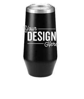 9 oz. Copper Vacuum Stemless Champagne Flute - Color: Black