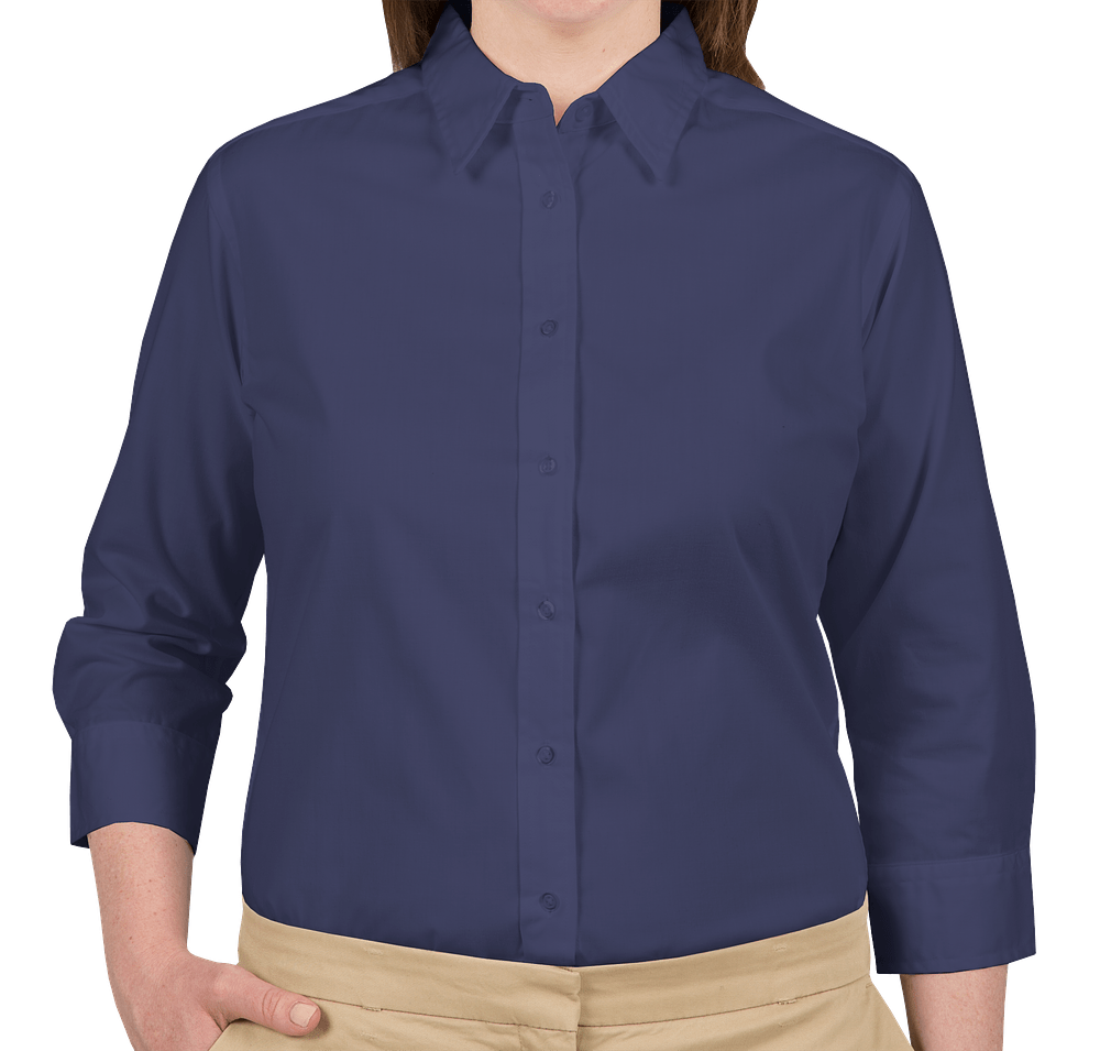 Port Authority Women's 3/4 Sleeve Easy Care Twill Shirt-default