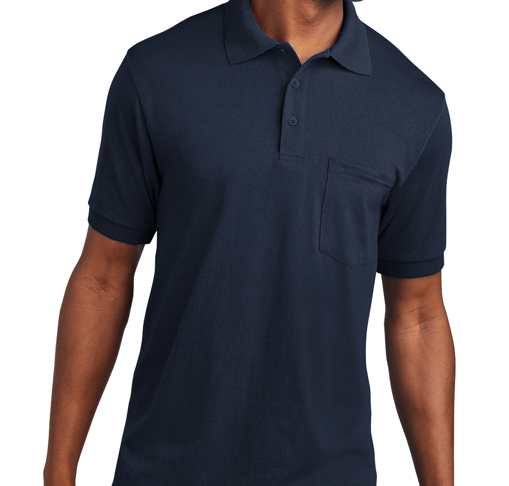 Port & Company Core Blend Easy Care Jersey Knit Pocket Polo-default