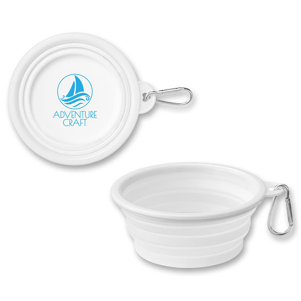 Collapsible Pet Bowl with Carabiner