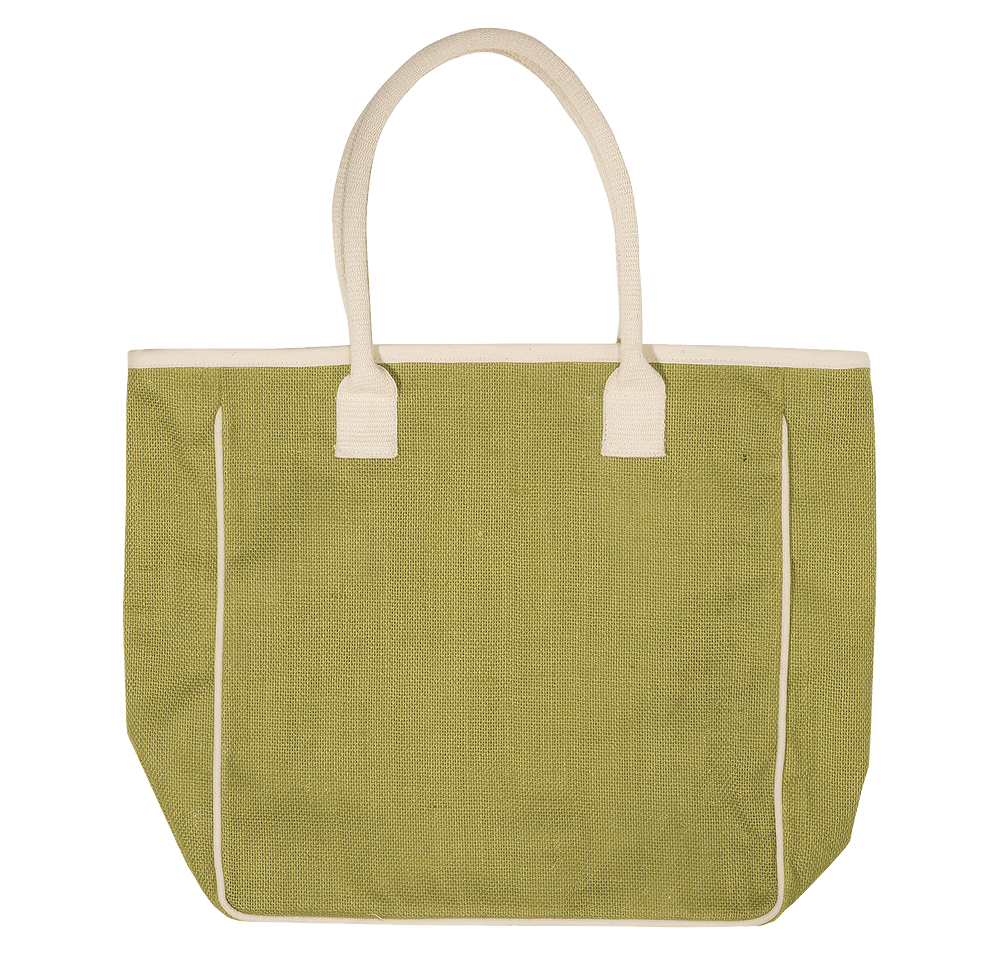 Seville Jute & Canvas Tote Bag-default
