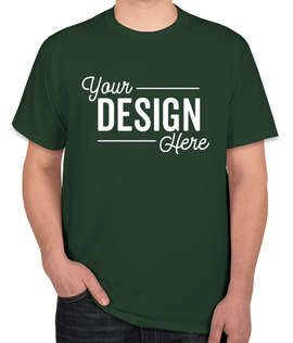 Canada - Fruit of the Loom 100% Cotton T-shirt - Color: Forest Green