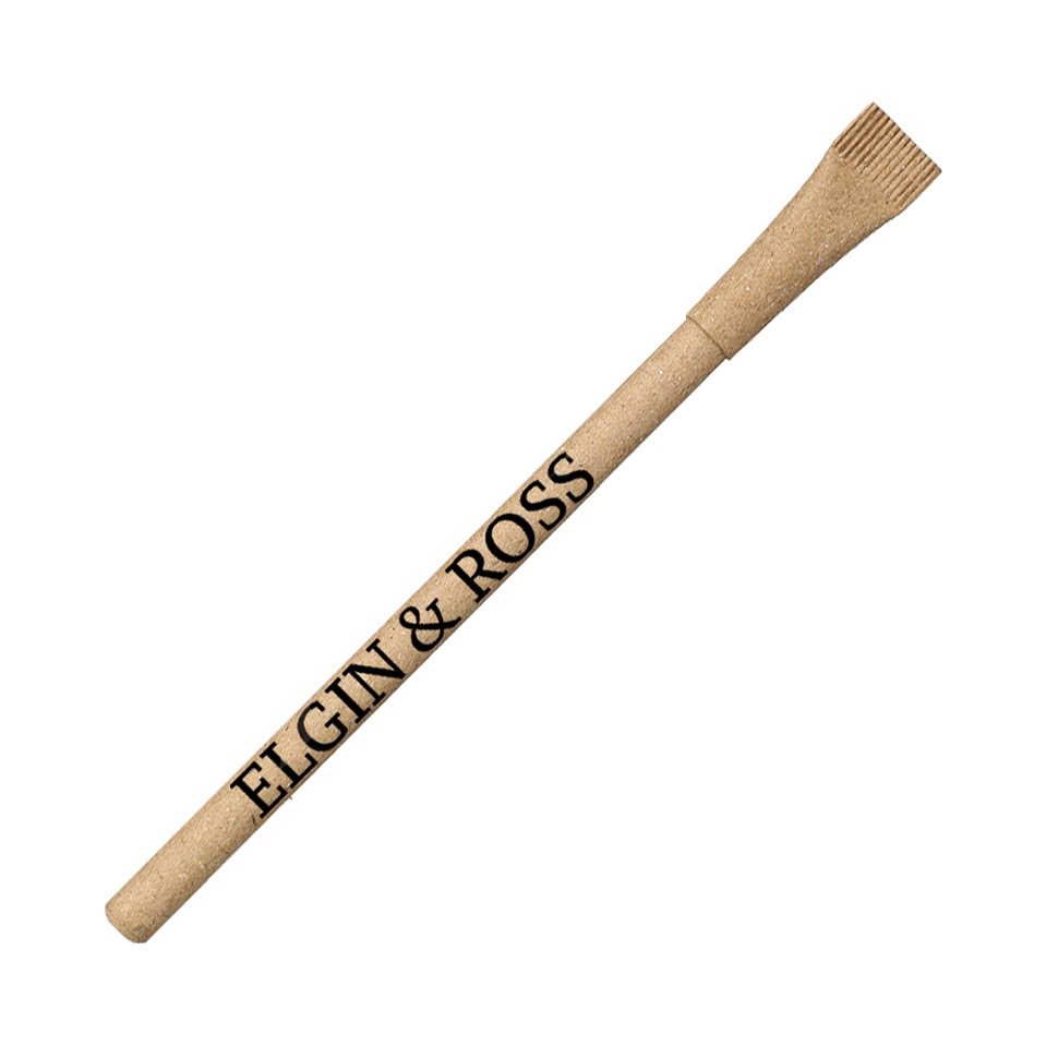 Eco Recycled Paper Gel Pen (black ink)