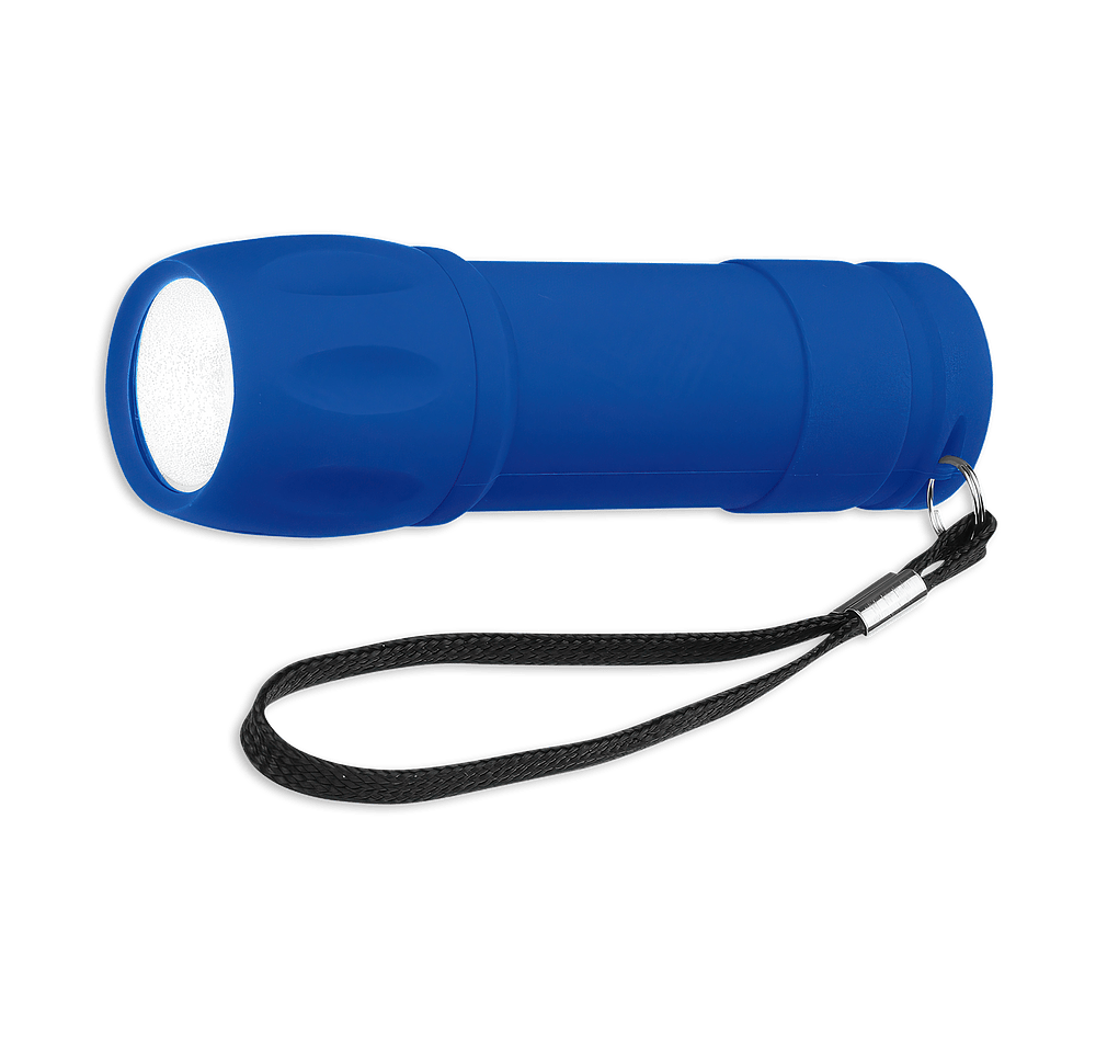 Rubberized COB Flashlight with Strap-default