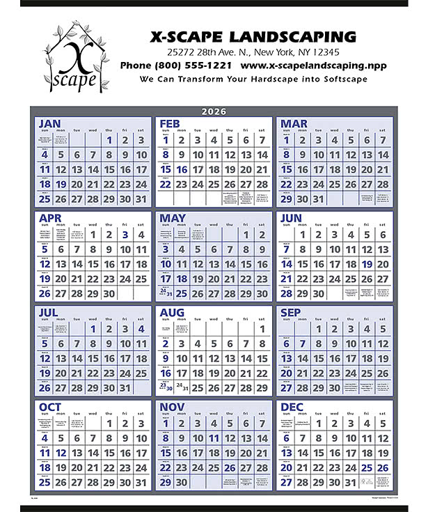 Span-A-Year Calendar