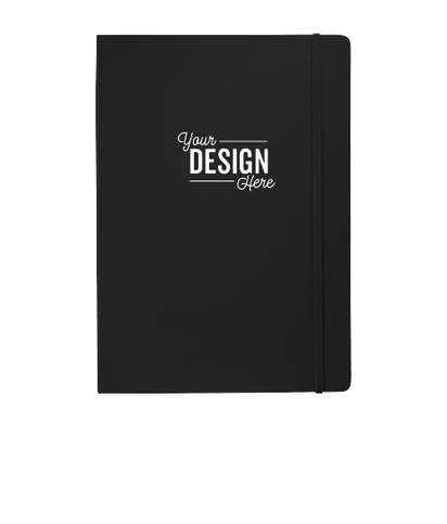 JournalBooks ® Ambassador Large Hard Cover Notebook - Black