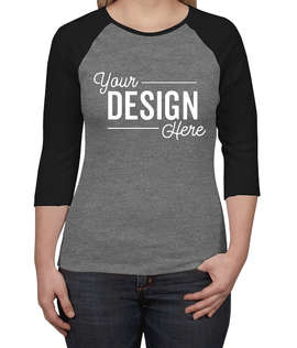 Bella + Canvas Women's Slim Fit Raglan T-shirt