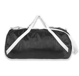 Nylon Roll Duffel Bag - Color: Black
