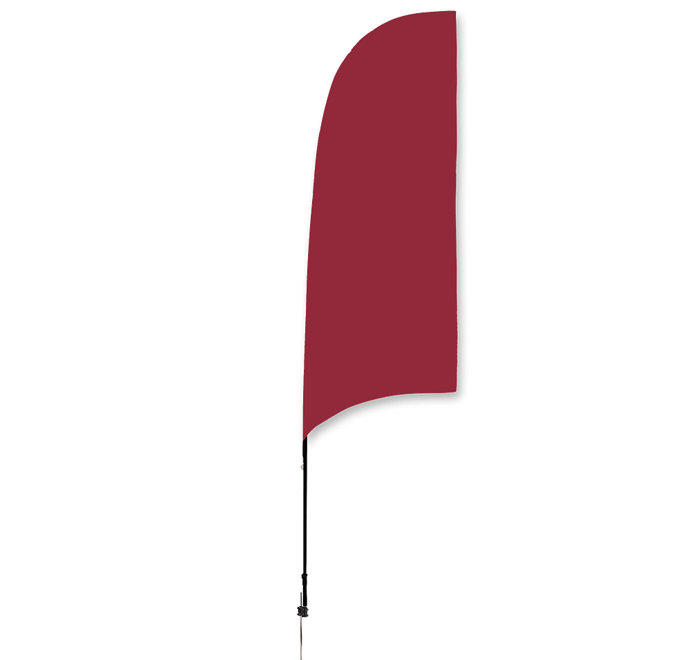 Full Color 9’ Streamline Razor Flag with Ground Spike-default