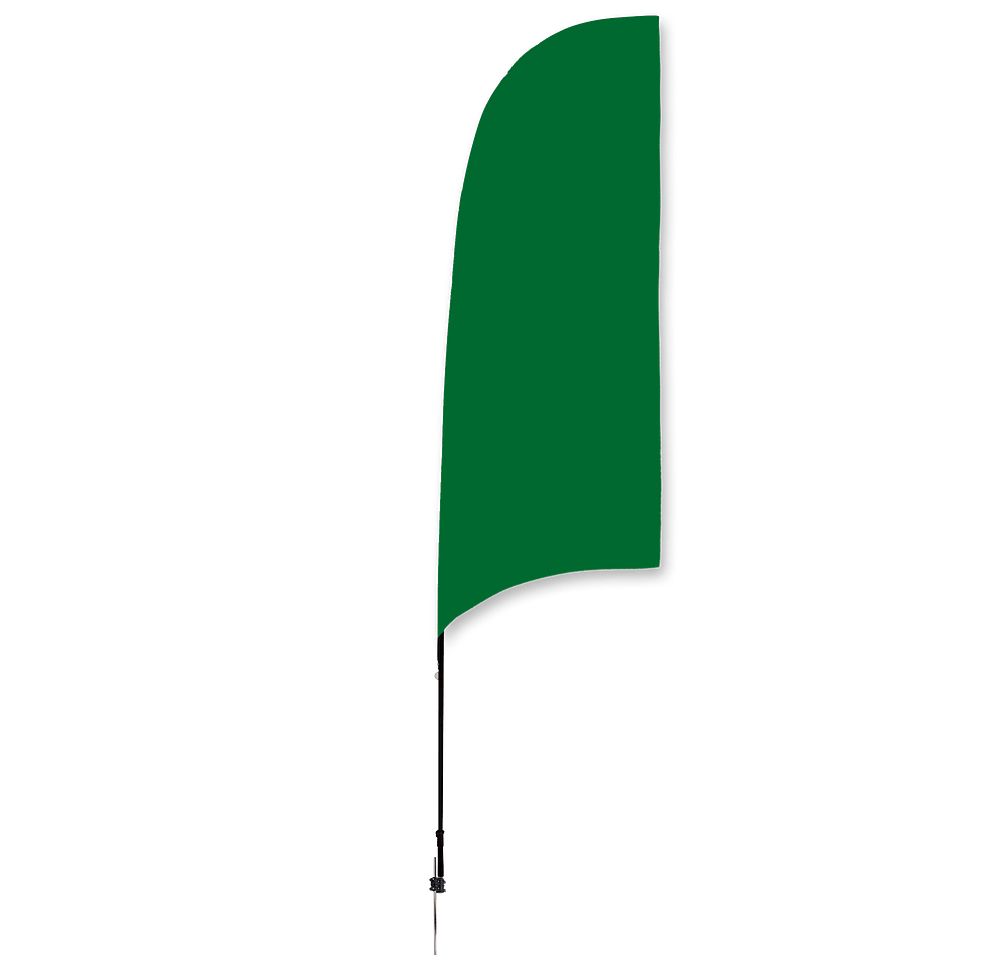 Full Color 9’ Streamline Razor Flag with Ground Spike-default